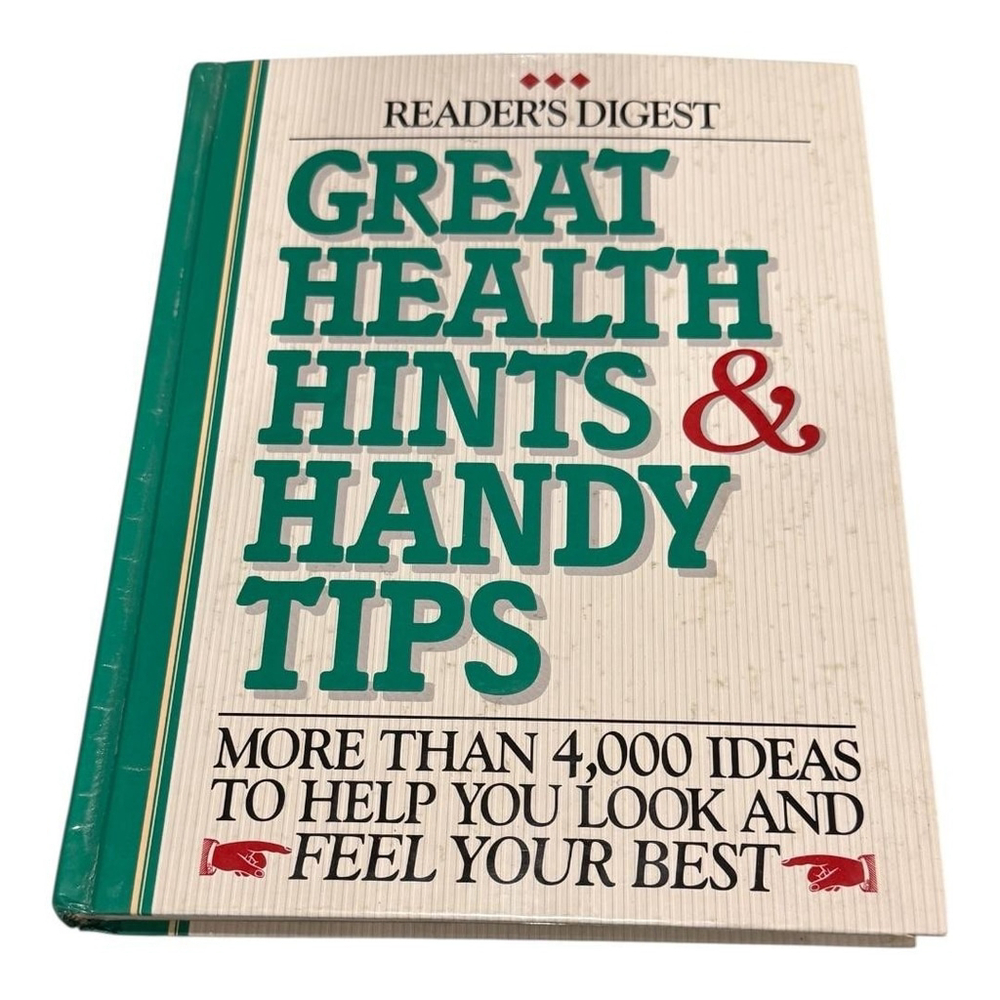 Reader's Digest Great Health Hints & Handy Tips Hardcover Health Book Guide